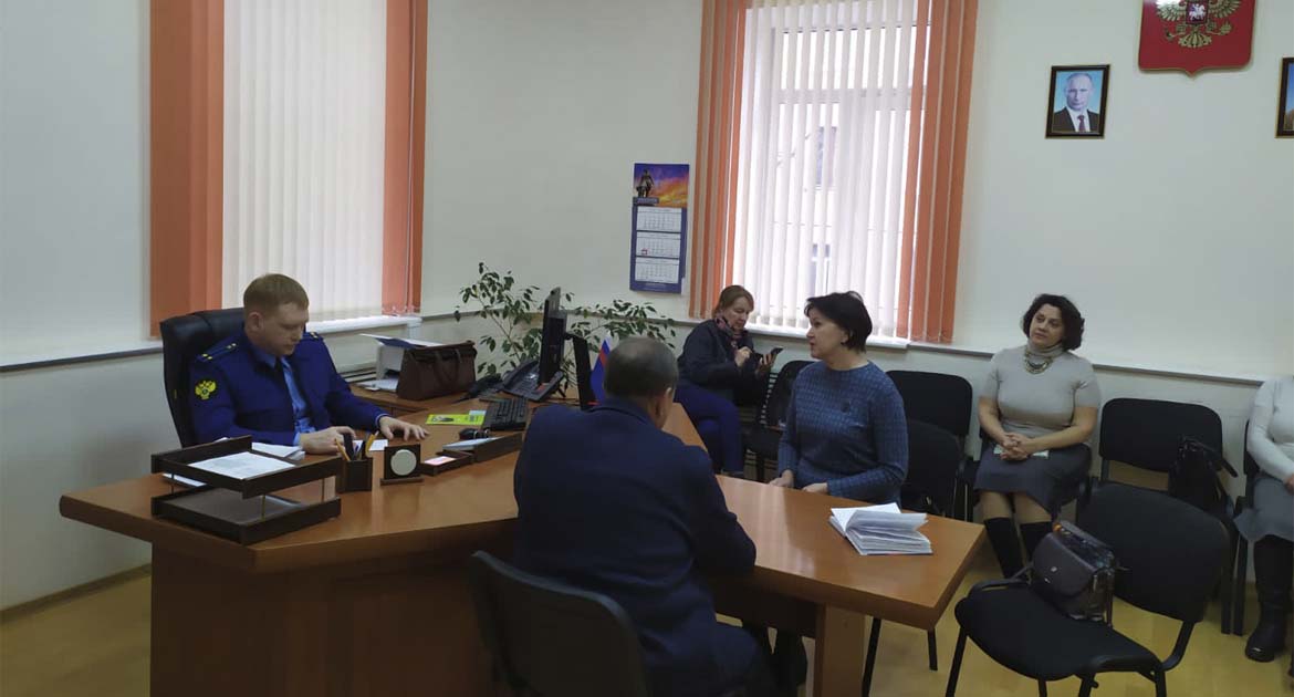 Встреча с прокурором Волжского района г.Саратова  А.С. Евграшином