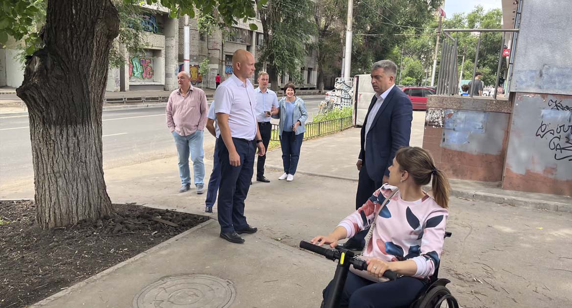 Проверили доступность улицы Мичурина