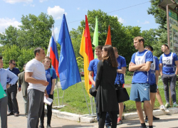 Забег на колясках в парке Победы